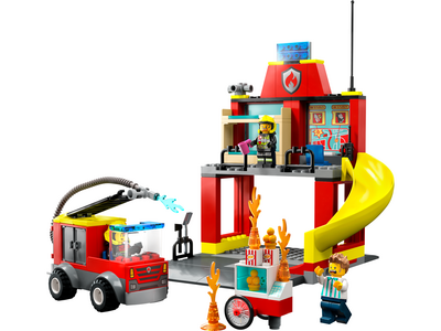 60375 LEGO City De Brandweerkazerne en de Brandweerwagen Set