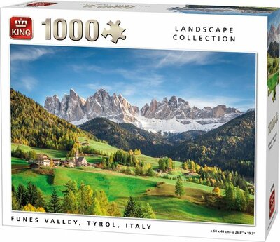 05708 KING Puzzel Vallei In Tirol 1000 Stukjes