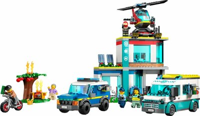 60371 LEGO City Hoofdkwartier Van Hulpdienstvoertuigen