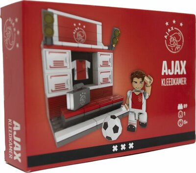 34183 AFC Ajax Bouw Set Kleedkamer 89 Delig  5+