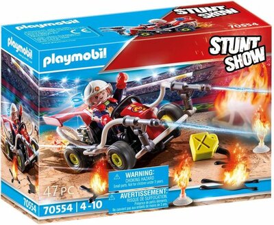 70554 PLAYMOBIL Stuntshow Brandweerkart 