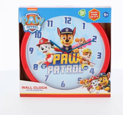 25327 Paw Patrol Wandklok