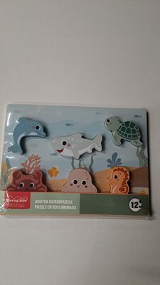 78851 Playing Kids Houten Puzzel Zeedieren