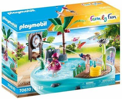 70610 PLAYMOBIL Family Fun Leuk zwembad met watersplash