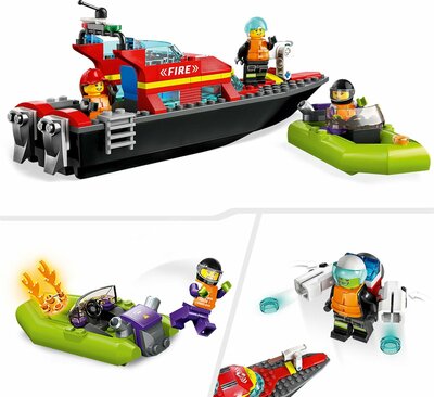 60373 LEGO City Reddingsboot Brand