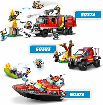 60373 LEGO City Reddingsboot Brand