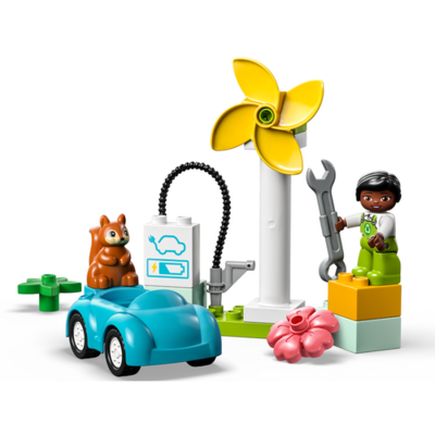 10985 LEGO DUPLO Stad Windmolen en Elektrische Auto