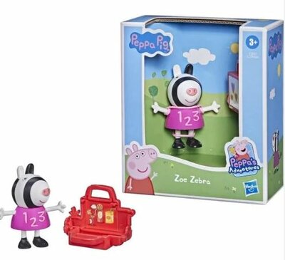 37397 Peppa Pig Friend Zoe Zebra  6 cm