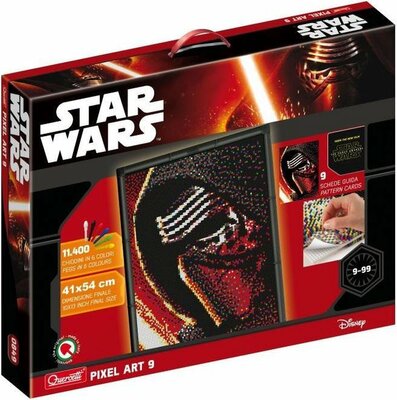 0849 Quercetti Star Wars Pixel Foto Kylo Ren 11400-delig