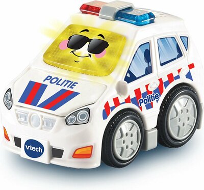 556123 VTech Toet Toet Auto’s Pepijn Politie - Interactief Speelgoed - Met Licht en Geluidseffecten - Wit - 1 tot 5 jaar