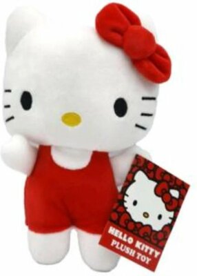 85562 Hello Kitty knuffel rood - 30 cm
