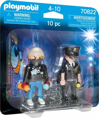 70822 PLAYMOBIL DuoPack politieagent en sproeier