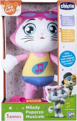 18519 Chicco Milady Muzikale poes knuffel  Interactieve knuffel