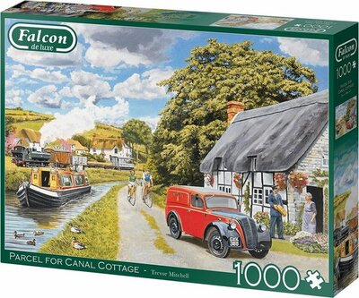 12991 Falcon puzzel Parcel for Canal Cottage  Legpuzzel  1000 stukjes