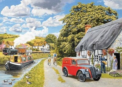 11299 Falcon puzzel Parcel for Canal Cottage  Legpuzzel  1000 stukjes