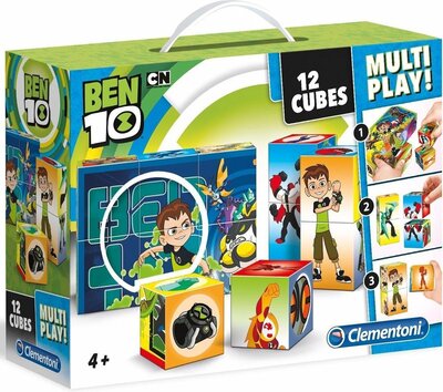 15076 Clementoni Blokkenpuzzel Ben 10 Junior 18 Cm Hout 6-delig