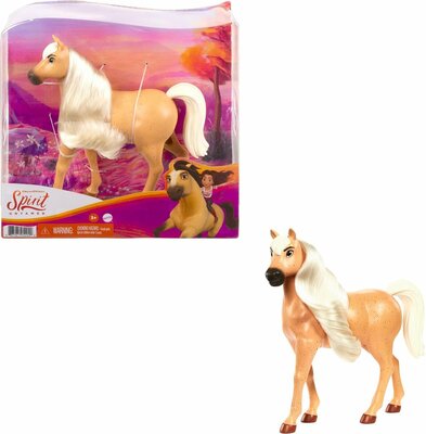 54920 Mattel Spirit Untamed Amerikaans Werkpaard Stallion Paard (Beige)