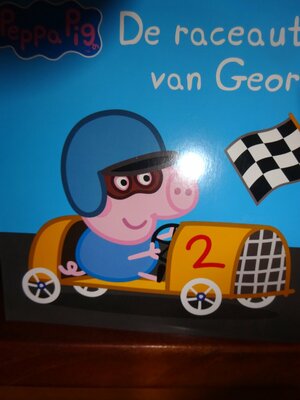 92567 Peppa Pig De raceauto van George Leesboek 
