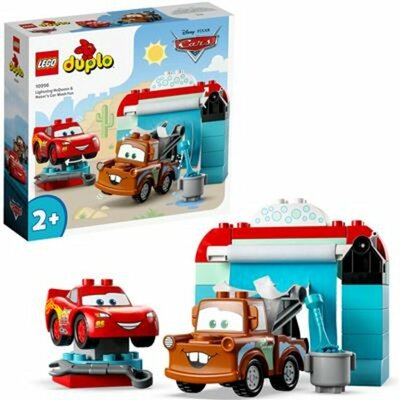 10996 LEGO DUPLO Disney en Pixar's Cars Bliksem McQueen & Takel wasstraatpret