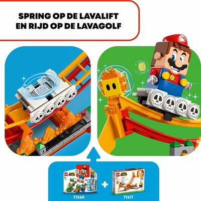 71416 LEGO Super Mario Uitbreidingsset Rit over lavagolven