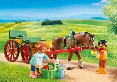 6932 PLAYMOBIL Country Paard en kar