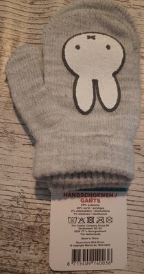 40036 Nijntje Handschoenen Grijs