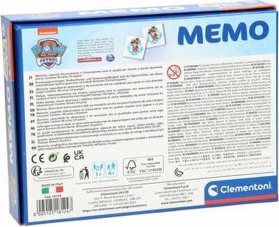 81247 Clementoni Memory Paw Patrol 
