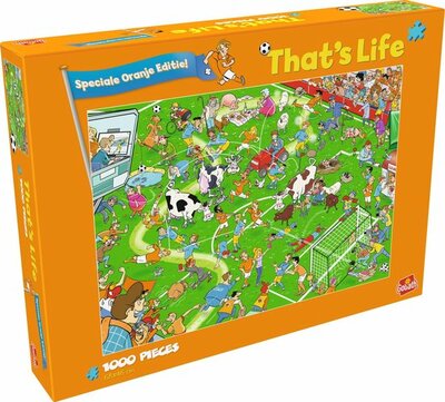 13932 Goliath Puzzel Voetbal Oranjeleeuwen 1000 stukjes