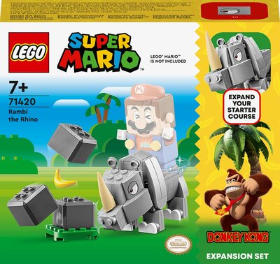 71420 LEGO Super Mario Uitbreidingsset: Rambi de neushoorn