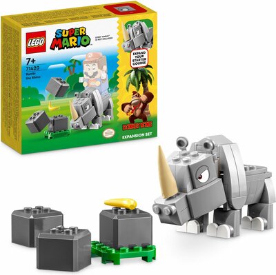 71420 LEGO Super Mario Uitbreidingsset: Rambi de neushoorn