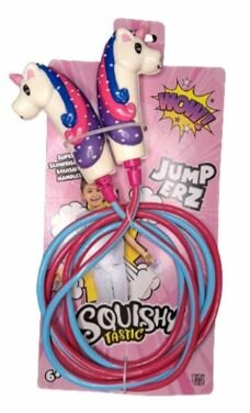 11453 Squishy Springtouw eenhoorn Blauw/roze