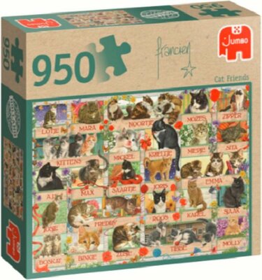 81972 Jumbo Puzzel Kattenvriendjes 950 Stukjes