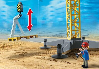 5466 Playmobil Grote hijskraan met IR-afstandsbediening