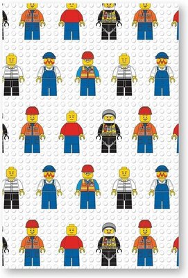 10862 Lego Fleeceplaid Minifiguren Wit  100x150  100% Polyester 