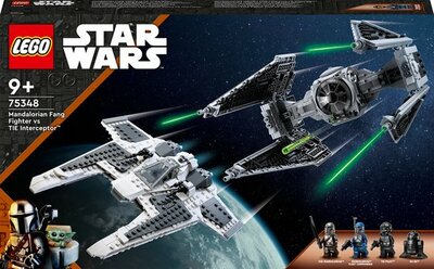 75348 LEGO Star Wars Mandalorian Fang Fighter vs. TIE Interceptor