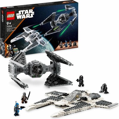 75348 LEGO Star Wars Mandalorian Fang Fighter vs. TIE Interceptor