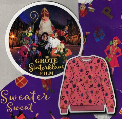 30774 Sinterklaas Sweater 104/110 Roze