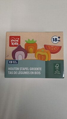 21649 Playing Kids Houten Stapel Groente