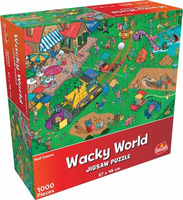 919243 Goliath Wacky World PUZZEL Golf course 1000 stukjes