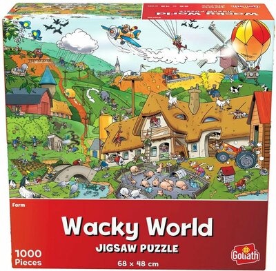 919250 Goliath Wacky World PUZZEL Farm 1000 stukjes