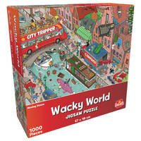 919245 Goliath Wacky World PUZZEL Moving House 1000 stukjes