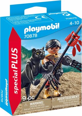70878 PLAYMOBIL Special Plus Krijger met panter 