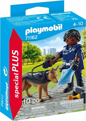 71162 PLAYMOBIL Politieagent met speurhond