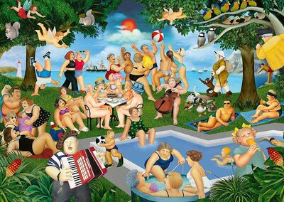 96873 Schmidt Puzzel Beryl Cook Zomerfeest 1000 stukjes