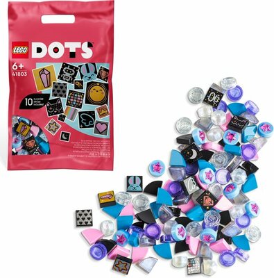 41803 LEGO DOTS Extra serie 8 Glitters en glans Set