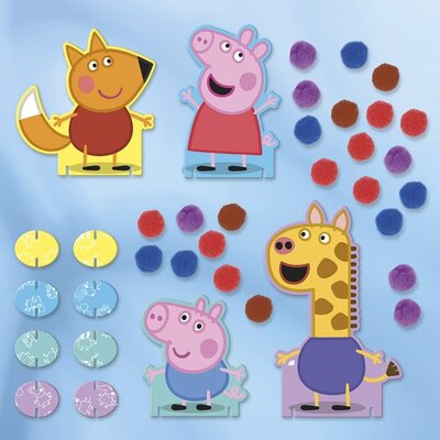 60174 Peppa Pig Pompon Plakken