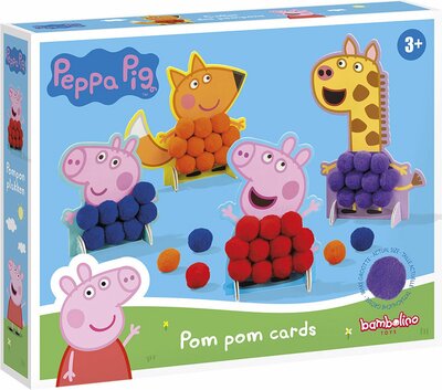 60174 Peppa Pig Pompon Plakken