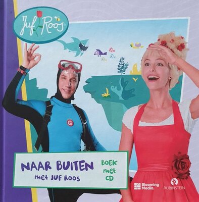 33709 Juf Roos Boek Naar Buiten met Juf Roos met CD