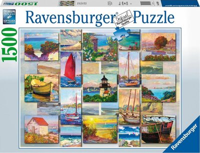 168200 Ravensburger Puzzel Coastal Collage 1500 stukjes 