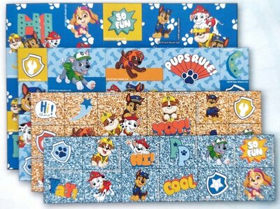 38540 Paw Patrol Sticker Set van 65 stickers Blauw